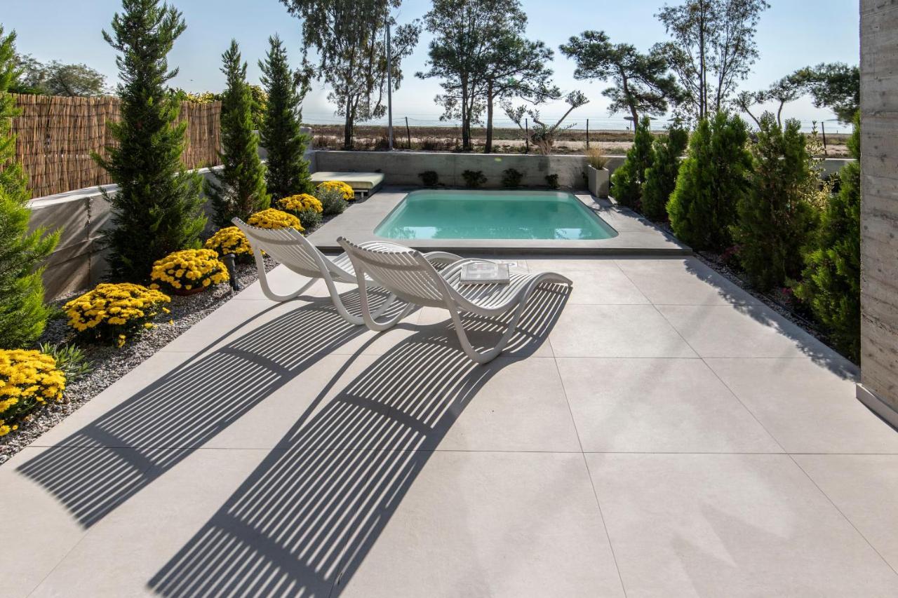 Ikies 3 Modern Eco-Friendly Private Seaview Signature Villas With A Pool Volos Exterior photo